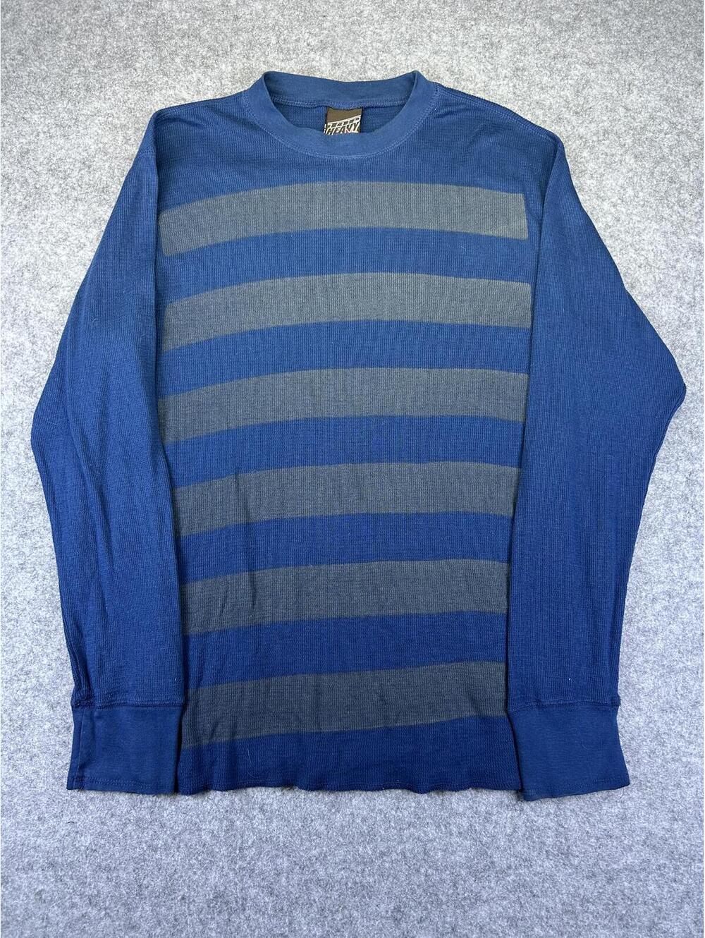 Y2K Top Heavy Thermal Long Sleeve Shirt Men size XL Vintage Skate Streetwear
